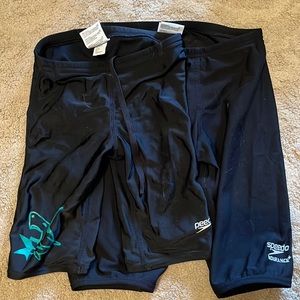 Set of two boys swim jammers